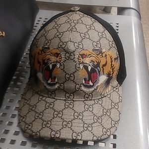 Tigers print GG Supreme baseball hat